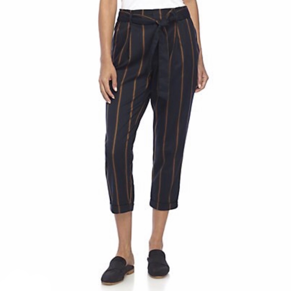 Angel Kiss Twill Striped Paper Bag Pants Size Medium